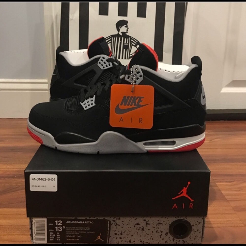 Jordan 4s Bred